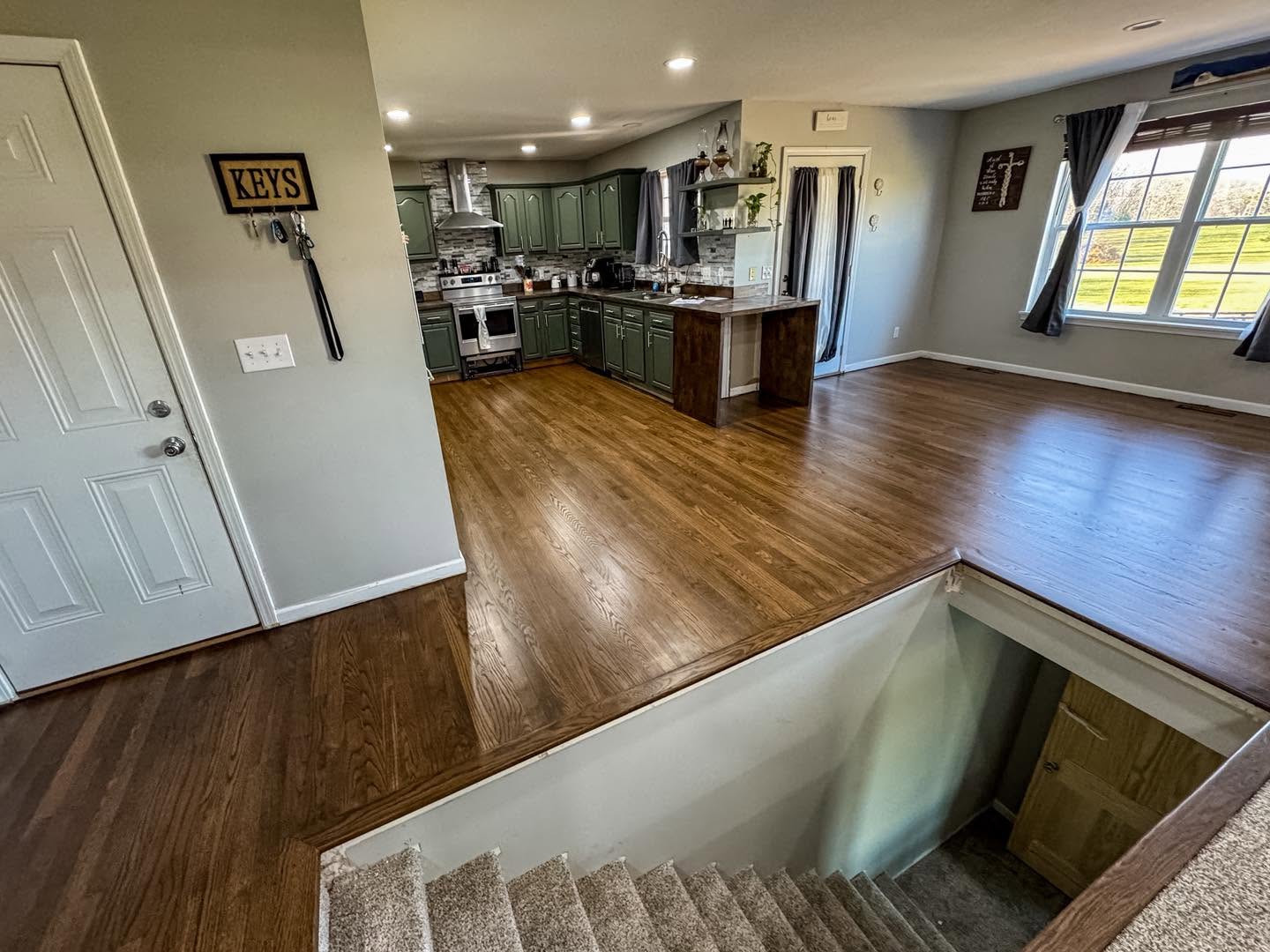 Rapid Revival Hardwood floor installation